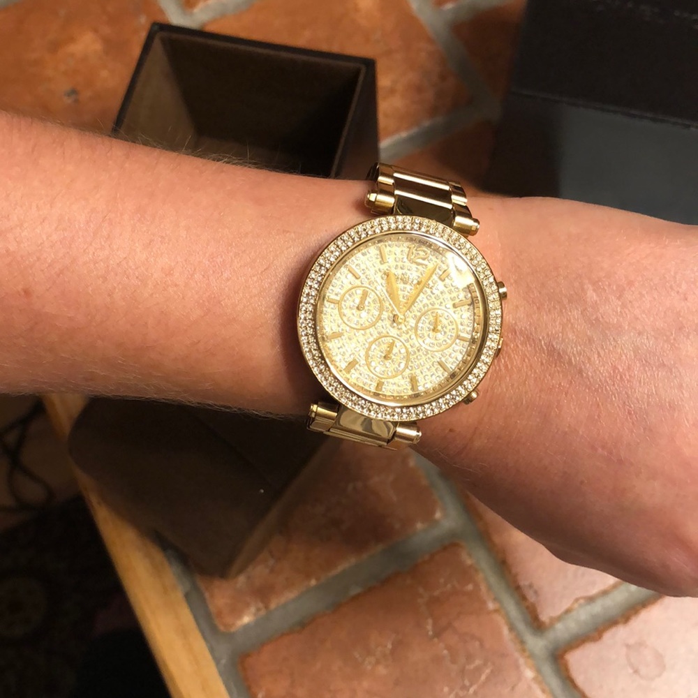 Michael Kors Rhinestone Face Watch - Picture 7 of 7